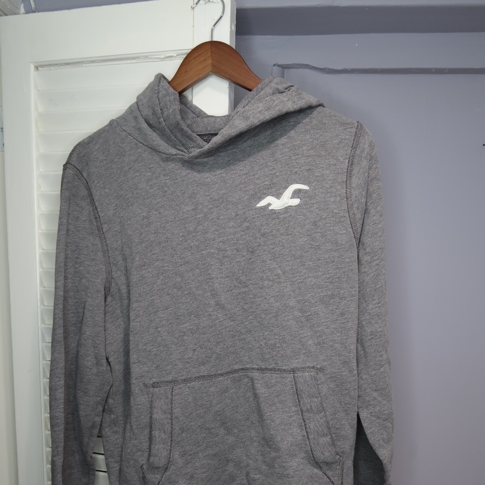 Hollister Unisex Gray Hoodie